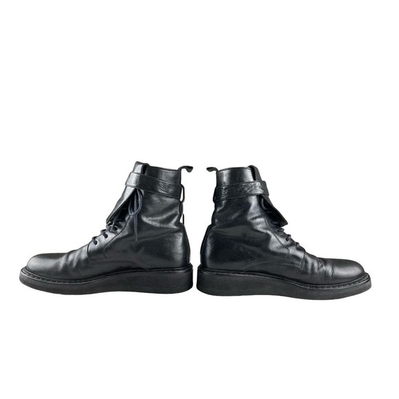 Ann Demeulemeester Buckle Lace Up Combat Boots - Picture 7 of 13